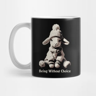 Being Without Choice - Nihilist Lamb Design Mug